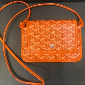 Goyard Vibrant Orange Mini Crossbody Shoulder Bag